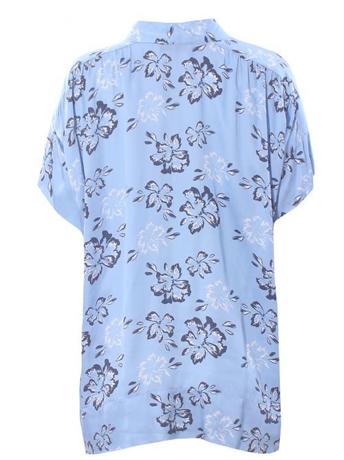 Blusa in viscosa di seta stampata ANNA SERAVALLI | S2029585207/201